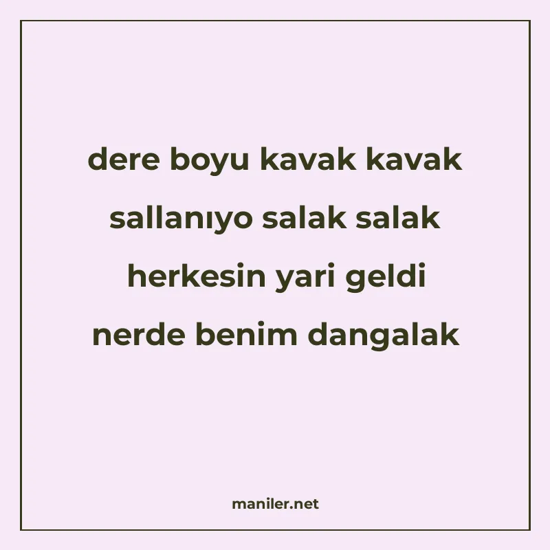 dere boyu kavak kavak sallanıyo salak salak herkesin yari ge manisi görseli