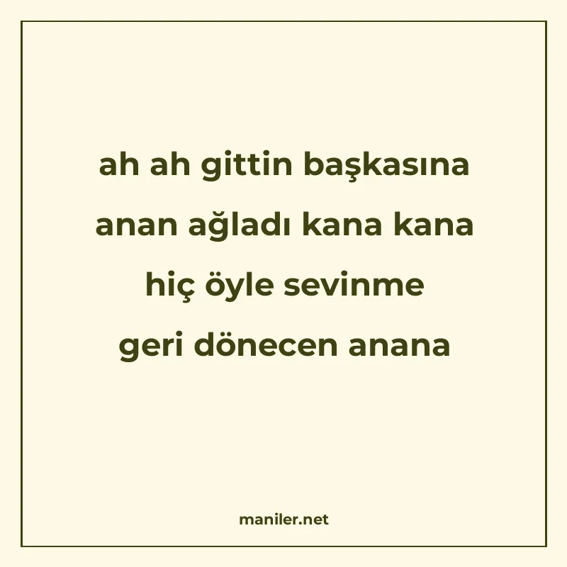 ah ah gittin başkasına anan ağladı kana kana hiç öyle sevinm manisi görseli