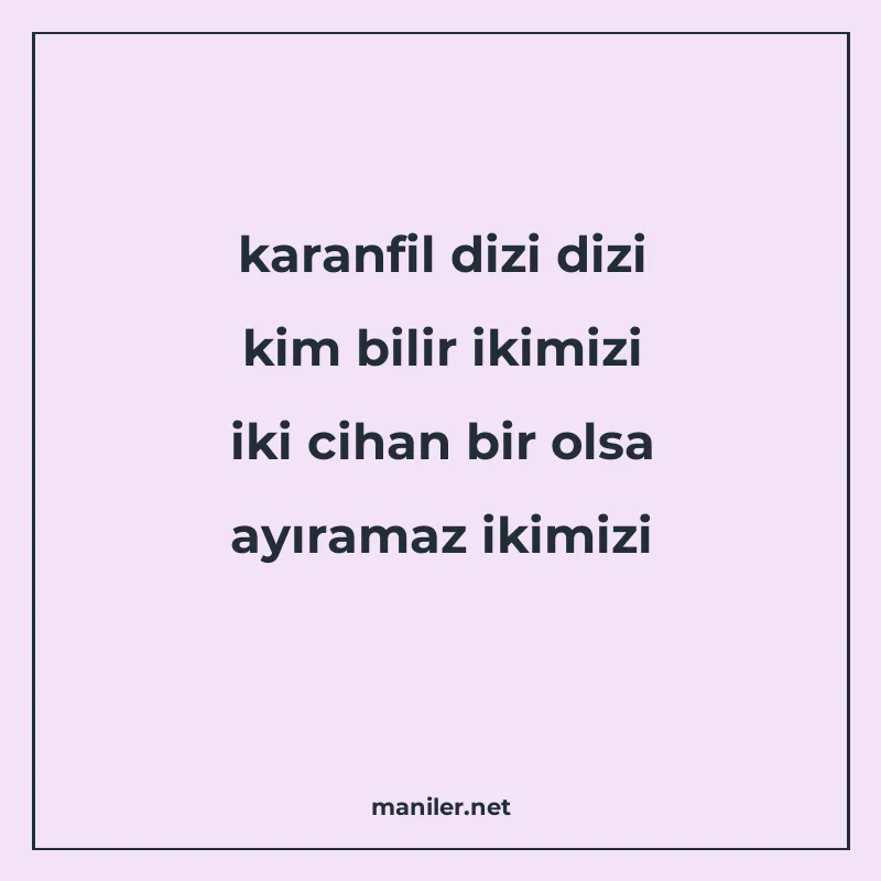 karanfil dizi dizi kim bilir ikimizi iki cihan bir olsa ayır manisi görseli