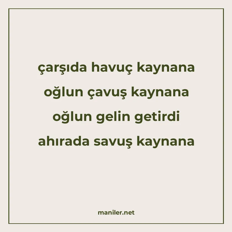 çarşıda havuç kaynana oğlun çavuş kaynana oğlun gelin getird manisi görseli