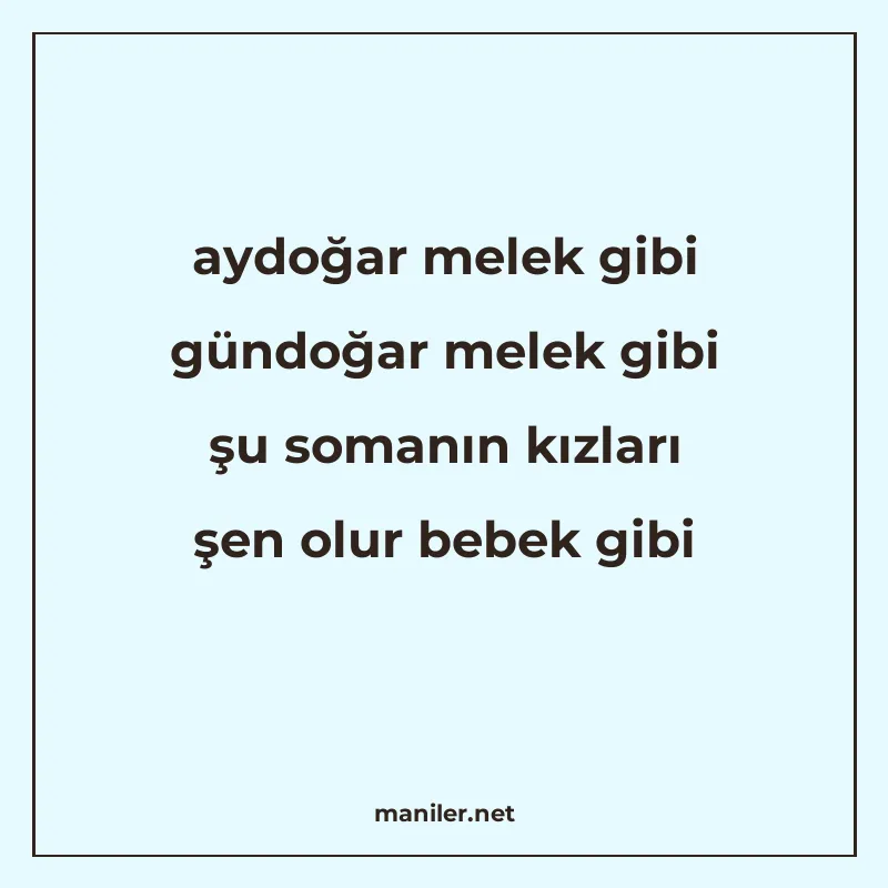 aydoğar melek gibi gündoğar melek gibi şu somanın kızları şe manisi görseli