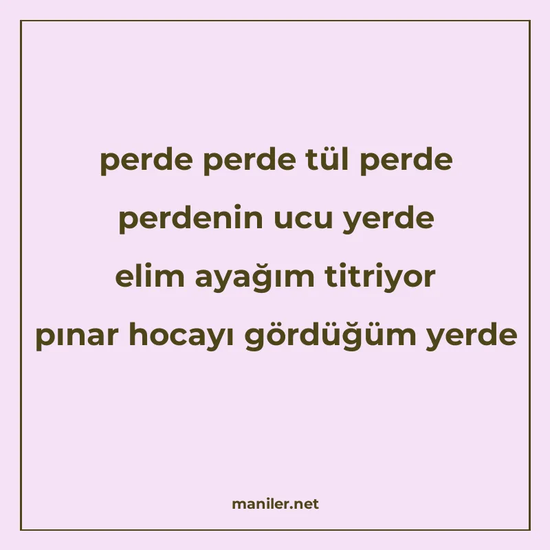 perde perde tül perde perdenin ucu yerde elim ayağım titriyo manisi görseli