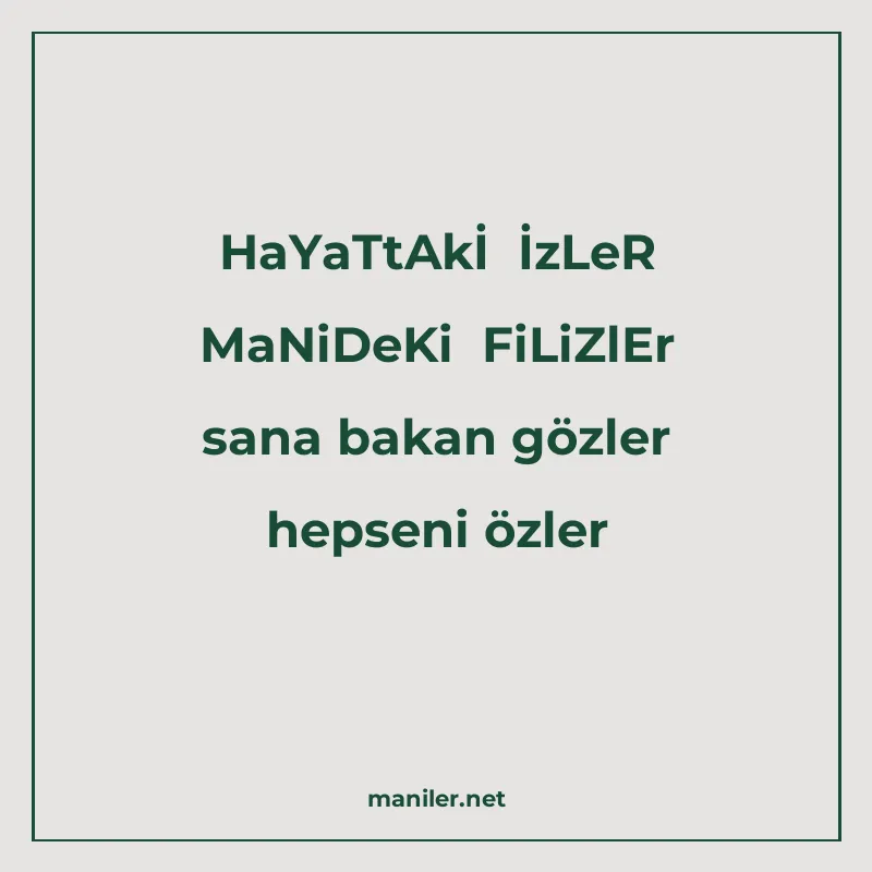 HaYaTtAkİ İzLeR MaNiDeKi FiLiZlEr sana bakan gözler hepseni manisi görseli