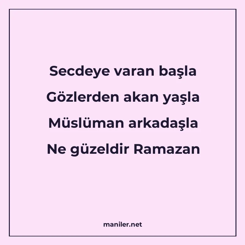 Secdeye varan başla Gözlerden akan yaşla Müslüman arkadaşla manisi görseli