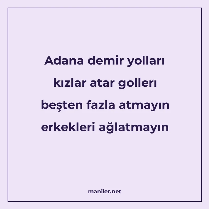 Adana demir yolları kızlar atar gollerı beşten fazla atmayın manisi görseli