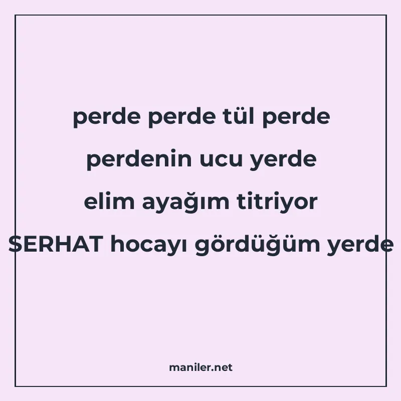 perde perde tül perde perdenin ucu yerde elim ayağım titriyo manisi görseli