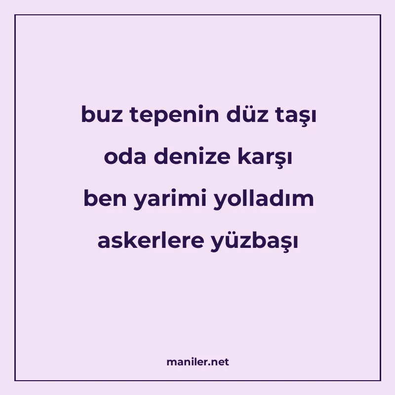 buz tepenin düz taşı oda denize karşı ben yarimi yolladım as manisi görseli
