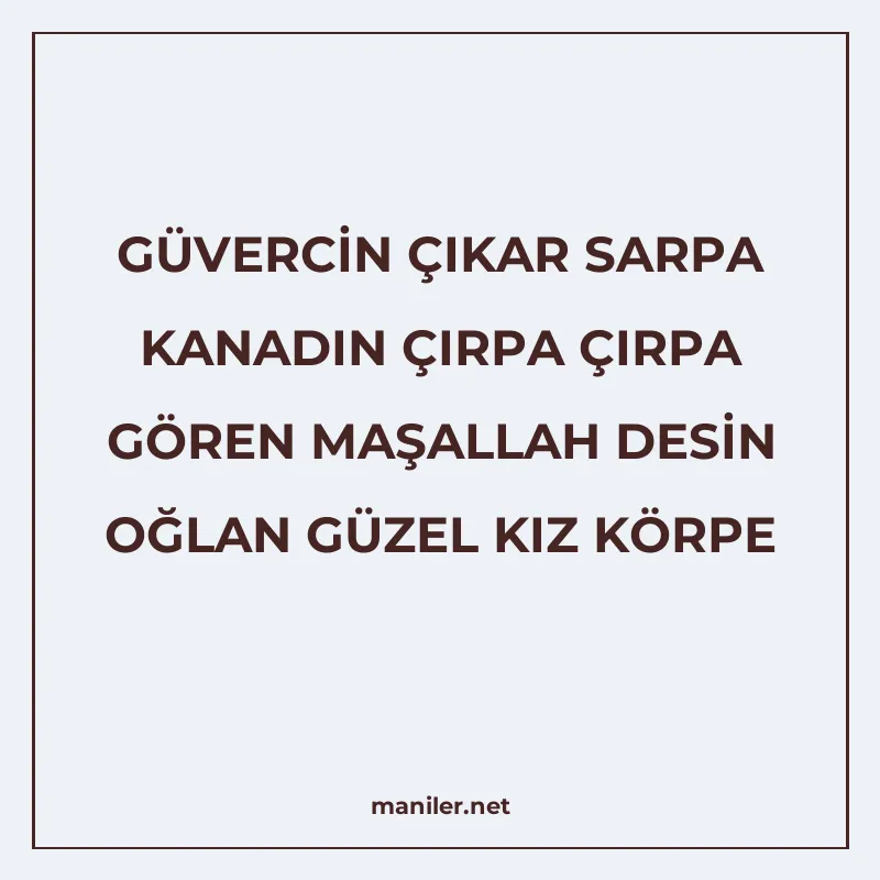 GÜVERCİN ÇIKAR SARPA KANADIN ÇIRPA ÇIRPA GÖREN MAŞALLAH DESİ manisi görseli