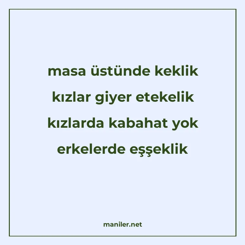 masa üstünde keklik kızlar giyer etekelik kızlarda kabahat y manisi görseli