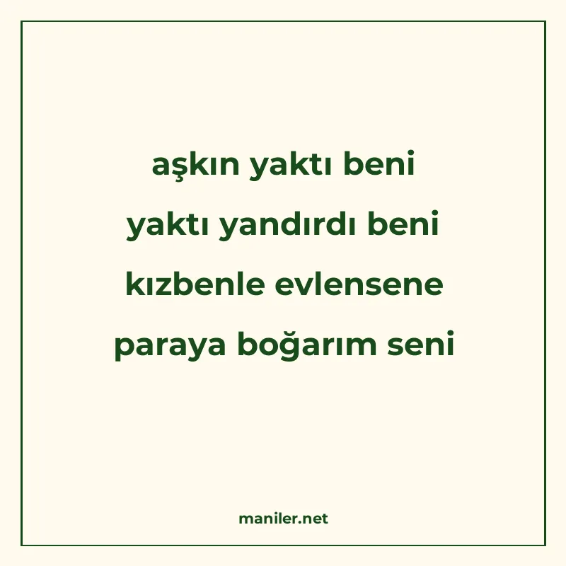 aşkın yaktı beni yaktı yandırdı beni kızbenle evlensene para manisi görseli