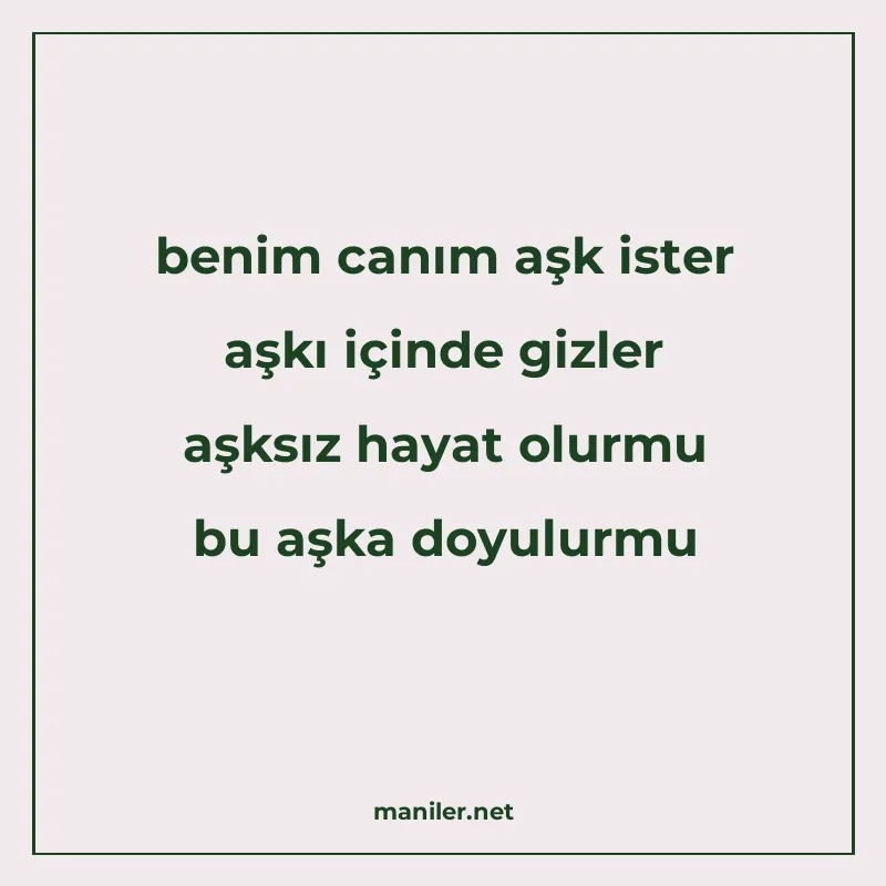 benim canım aşk ister aşkı içinde gizler aşksız hayat olurmu manisi görseli