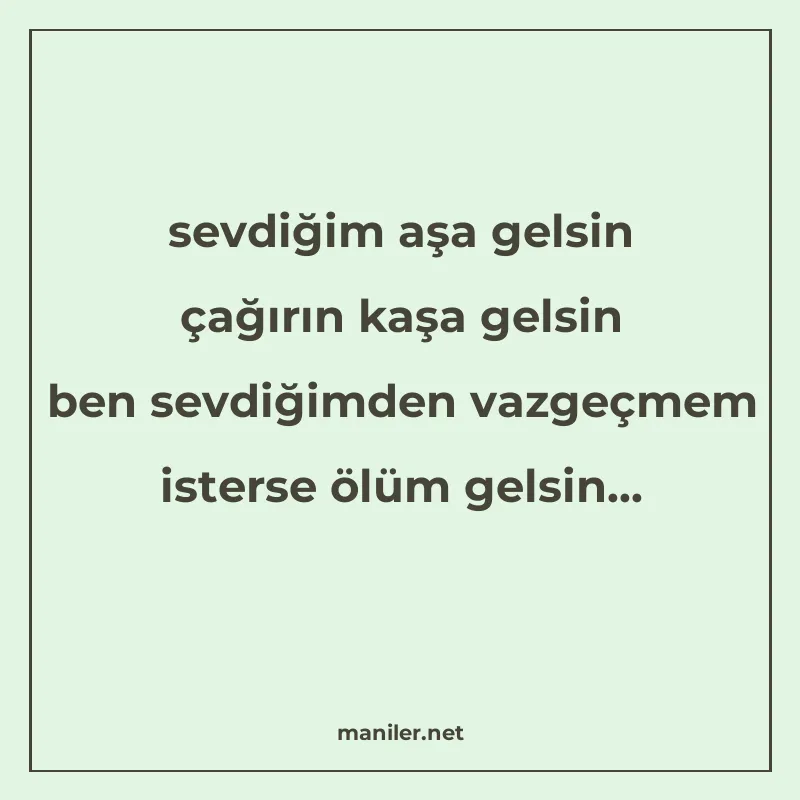 sevdiğim aşa gelsin çağırın kaşa gelsin ben sevdiğimden vazg manisi görseli