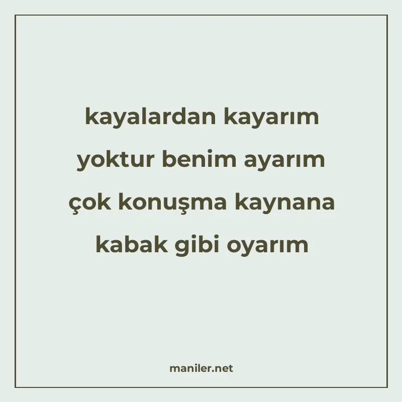 kayalardan kayarım yoktur benim ayarım çok konuşma kaynana k manisi görseli