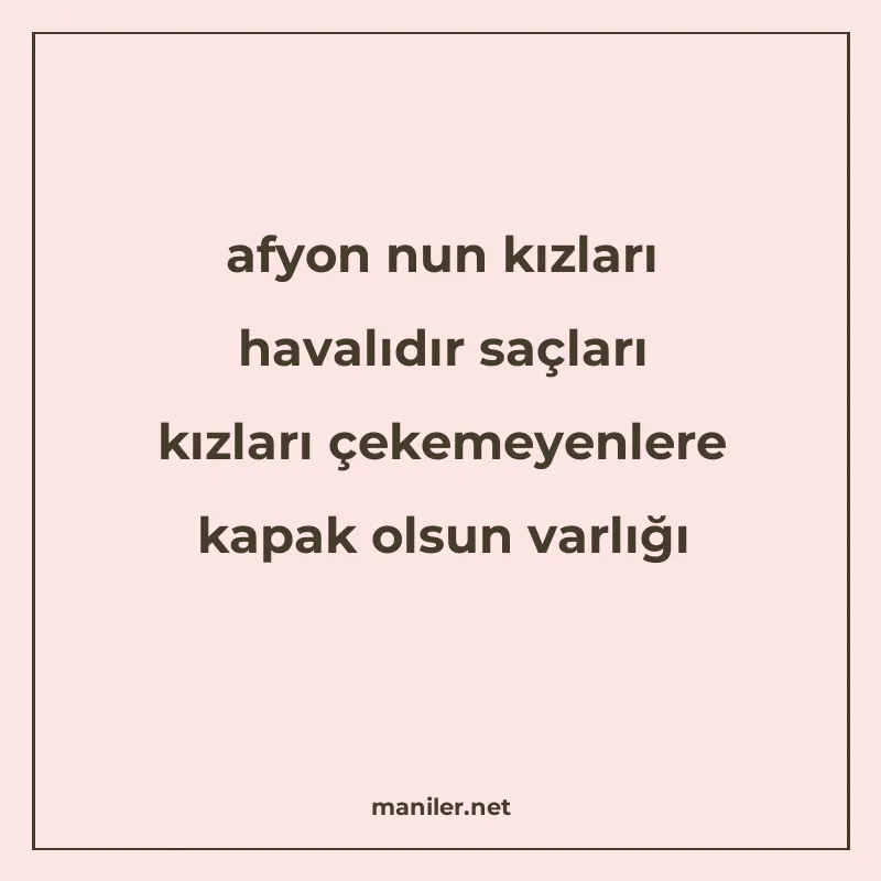 afyon nun kızları havalıdır saçları kızları çekemeyenlere ka manisi görseli