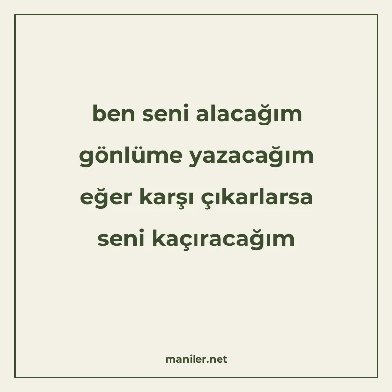 ben seni alacağım gönlüme yazacağım eğer karşı çıkarlarsa se manisi görseli