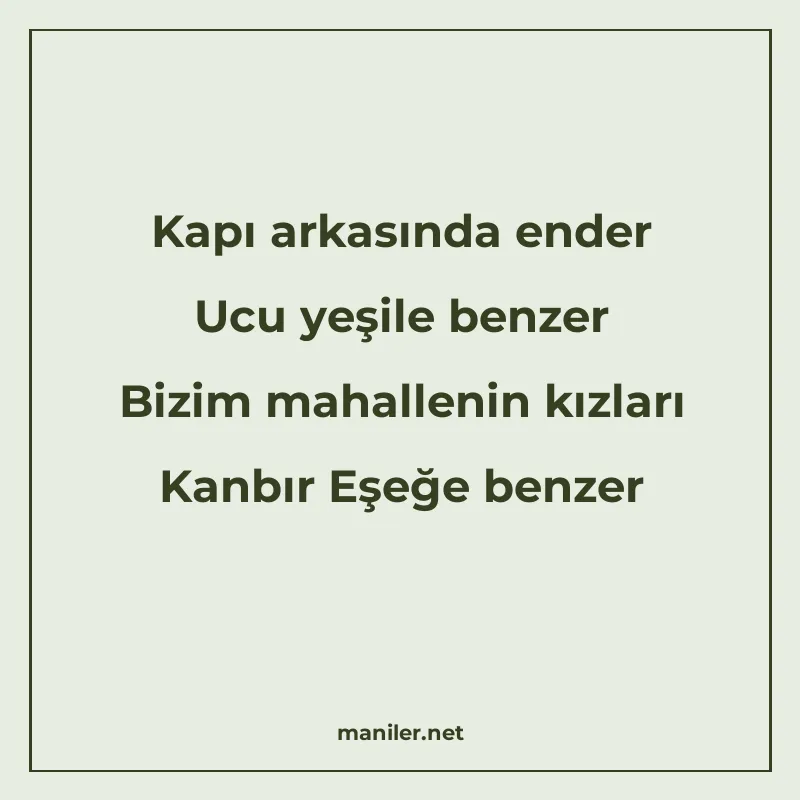 Kapı arkasında ender Ucu yeşile benzer Bizim mahallenin kızl manisi görseli