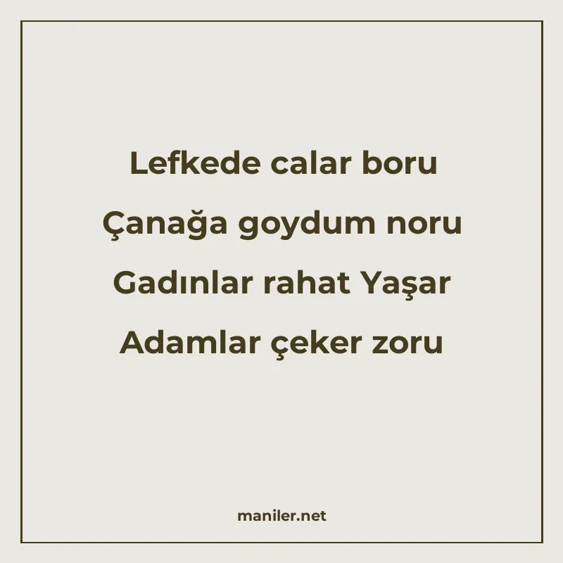 Lefkede calar boru Çanağa goydum noru Gadınlar rahat Yaşar A manisi görseli