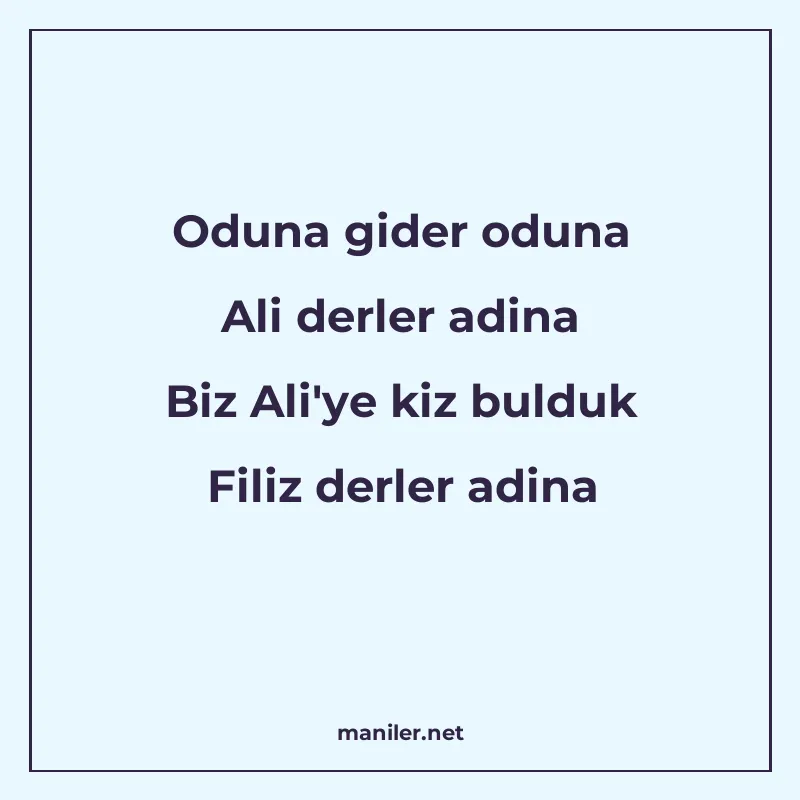 Oduna gider oduna Ali derler adina Biz Ali'ye kiz bulduk Fil manisi görseli