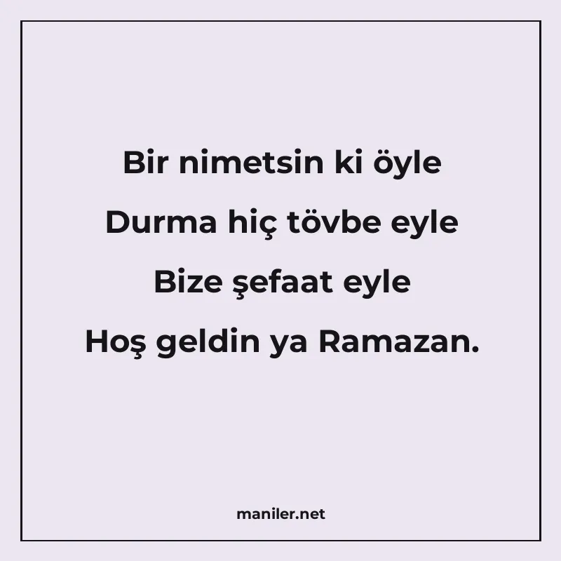 Bir nimetsin ki öyle Durma hiç tövbe eyle Bize şefaat eyle H manisi görseli