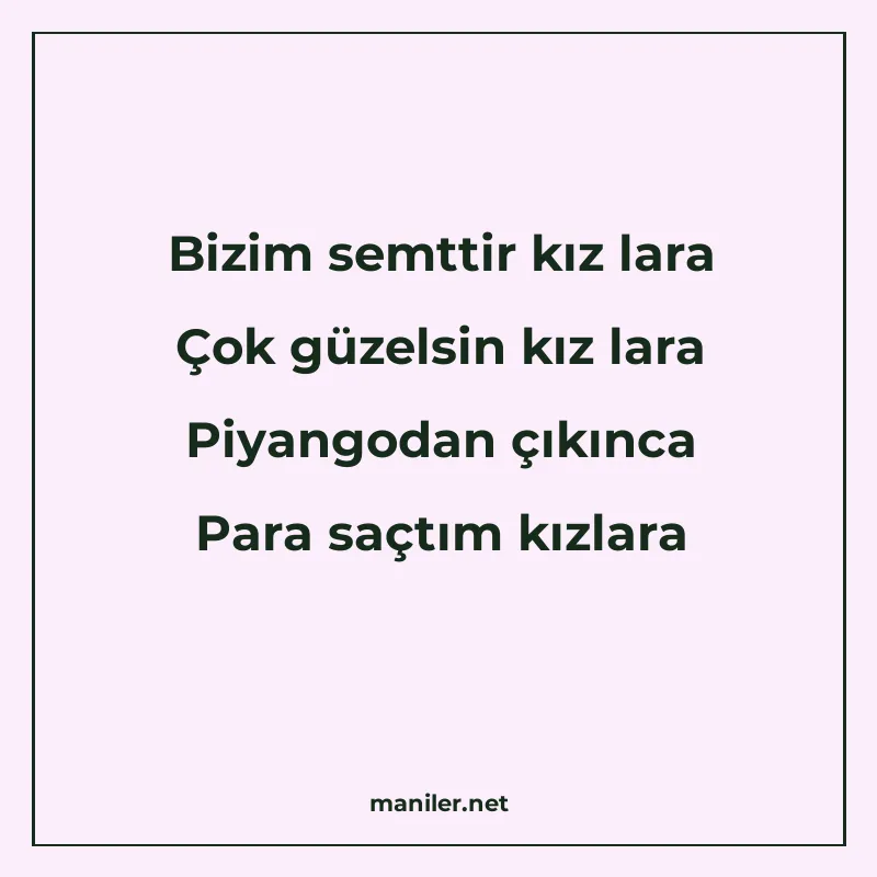 Bizim semttir kız lara Çok güzelsin kız lara Piyangodan çıkı manisi görseli