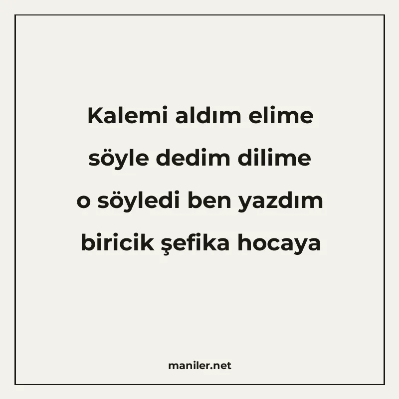 Kalemi aldım elime söyle dedim dilime o söyledi ben yazdım b manisi görseli