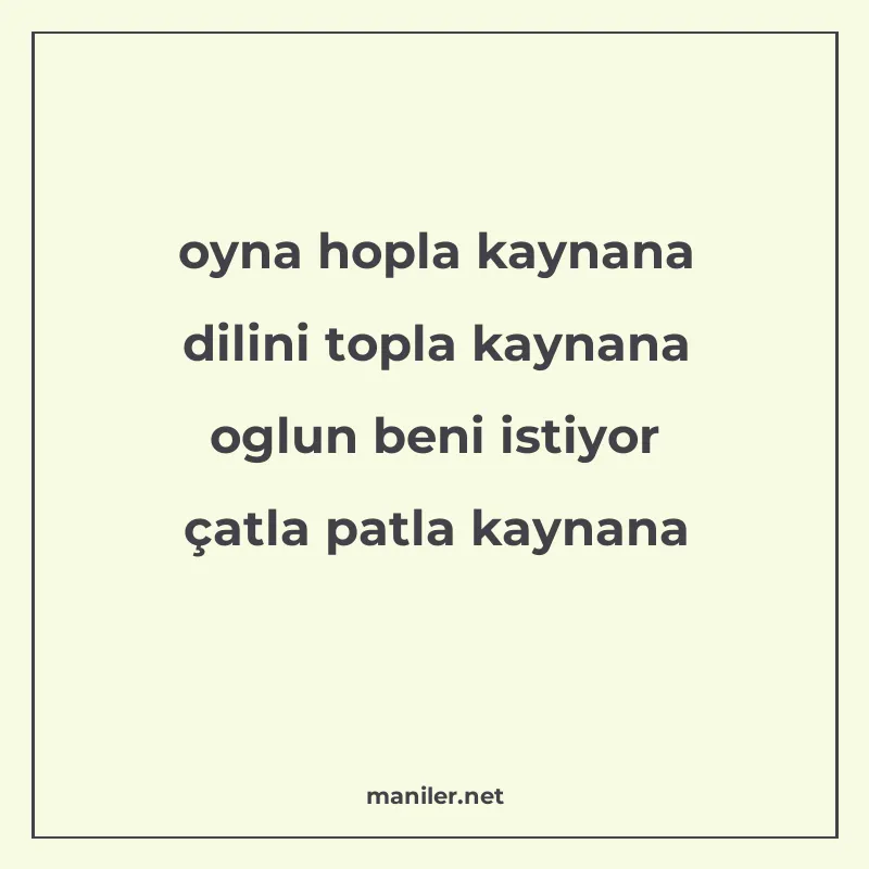 oyna hopla kaynana dilini topla kaynana oglun beni istiyor ç manisi görseli