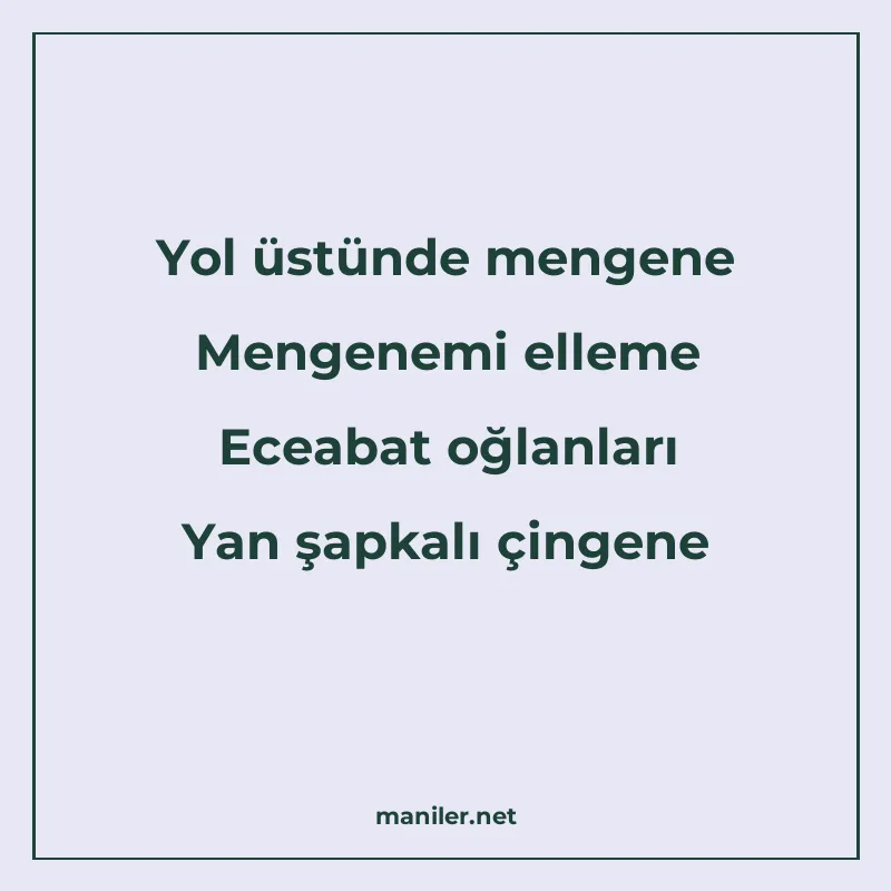 Yol üstünde mengene Mengenemi elleme Eceabat oğlanları Yan ş manisi görseli