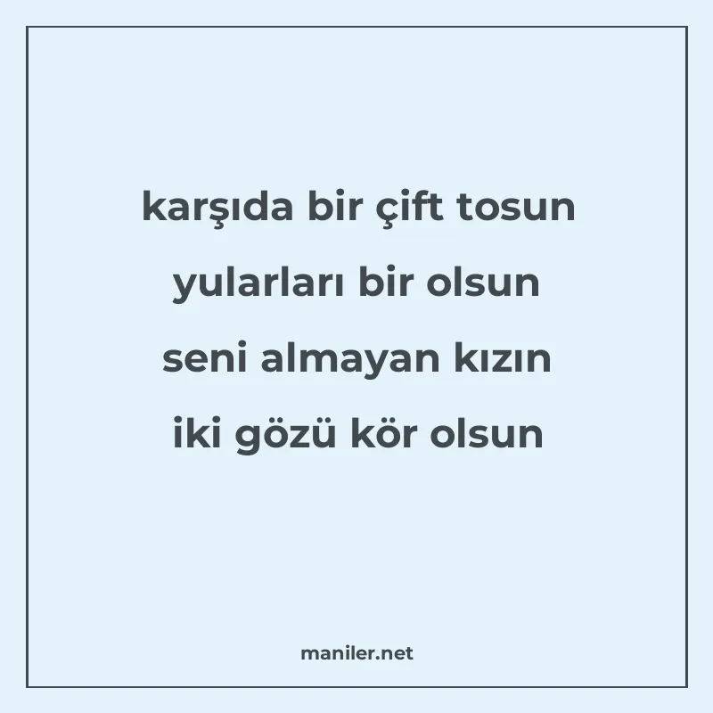karşıda bir çift tosun yularları bir olsun seni almayan kızı manisi görseli