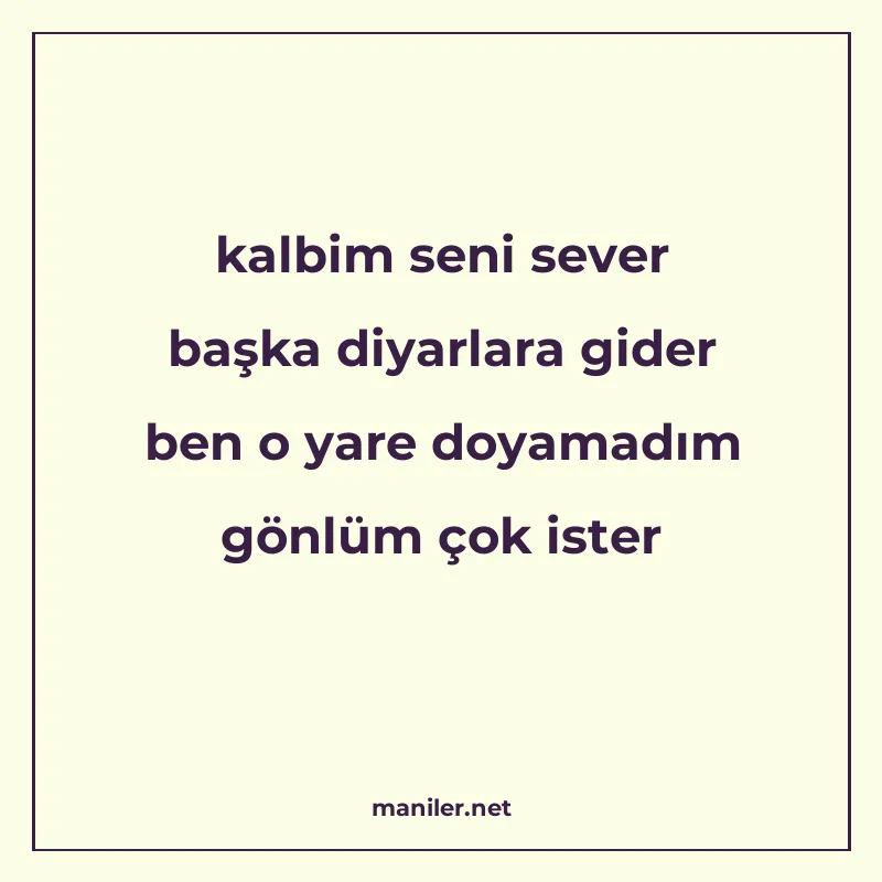 kalbim seni sever başka diyarlara gider ben o yare doyamadım manisi görseli