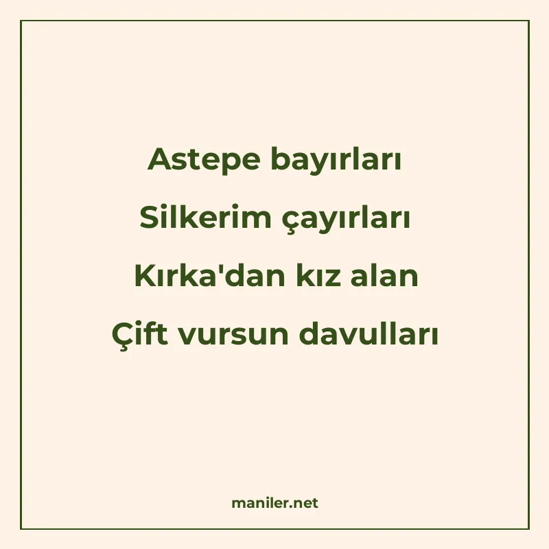 Astepe bayırları Silkerim çayırları Kırka'dan kız alan manisi görseli