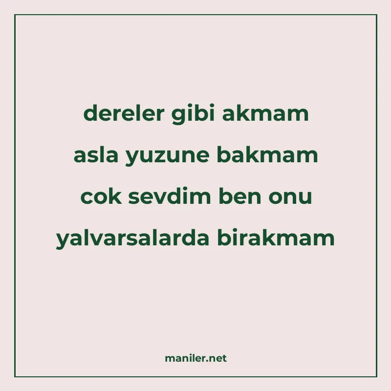 dereler gibi akmam asla yuzune bakmam cok sevdim ben onu yal manisi görseli
