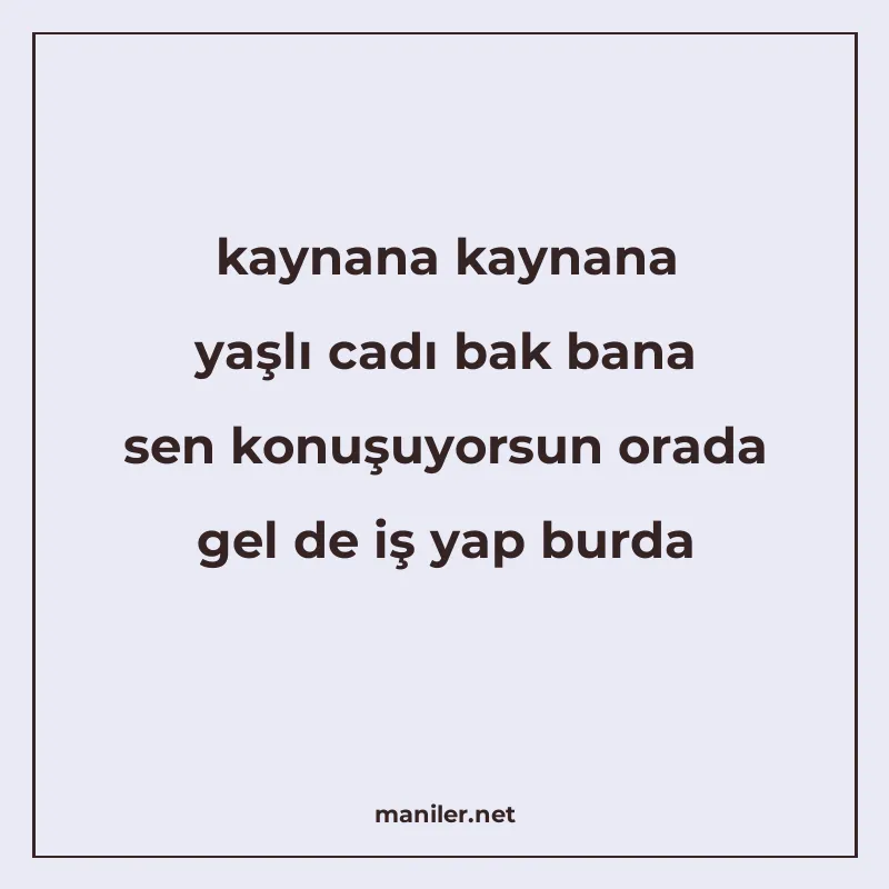 kaynana kaynana yaşlı cadı bak bana sen konuşuyorsun orada g manisi görseli