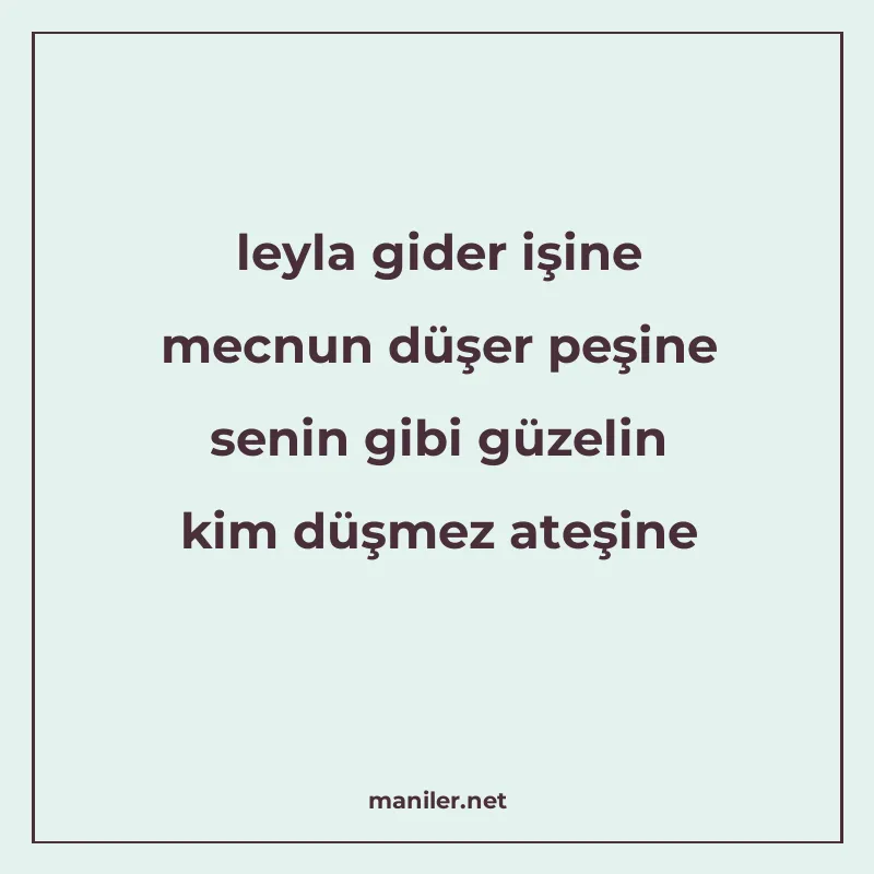 leyla gider işine mecnun düşer peşine senin gibi güzelin kim manisi görseli