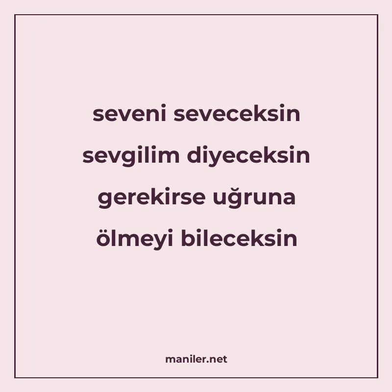 seveni seveceksin sevgilim diyeceksin gerekirse uğruna ölmey manisi görseli
