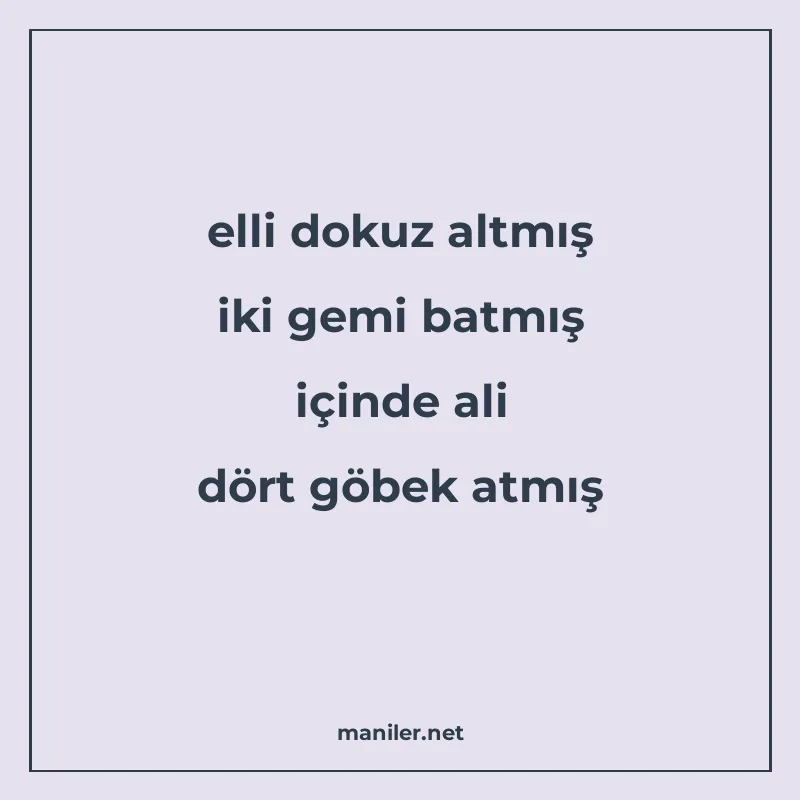 elli dokuz altmış iki gemi batmış içinde ali dört göbek atmı manisi görseli