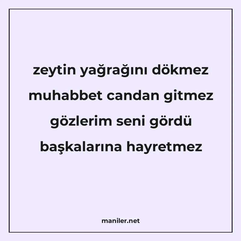 zeytin yağrağını dökmez muhabbet candan gitmez gözlerim seni manisi görseli