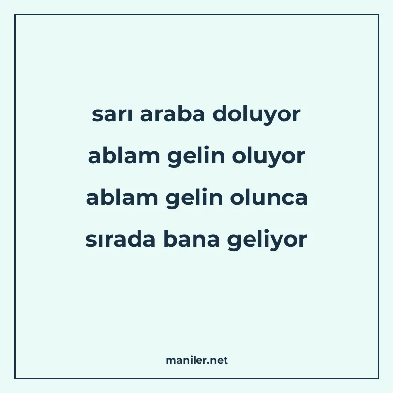 sarı araba doluyor ablam gelin oluyor ablam gelin olunca sır manisi görseli