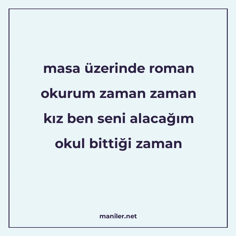 masa üzerinde roman okurum zaman zaman kız ben seni alacağım manisi görseli