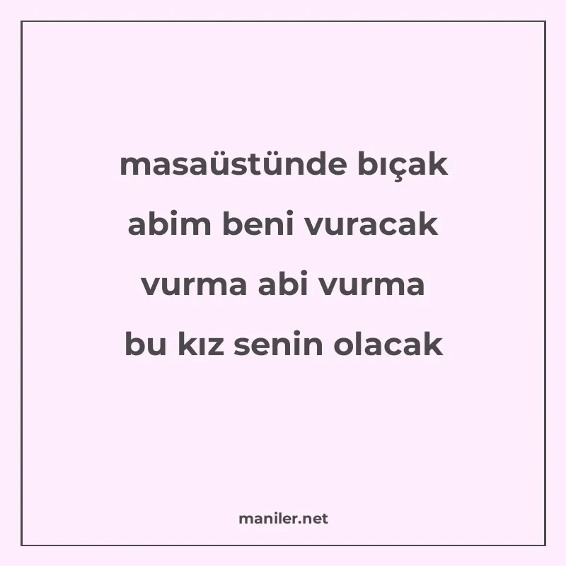 masaüstünde bıçak abim beni vuracak vurma abi vurma bu kız s manisi görseli