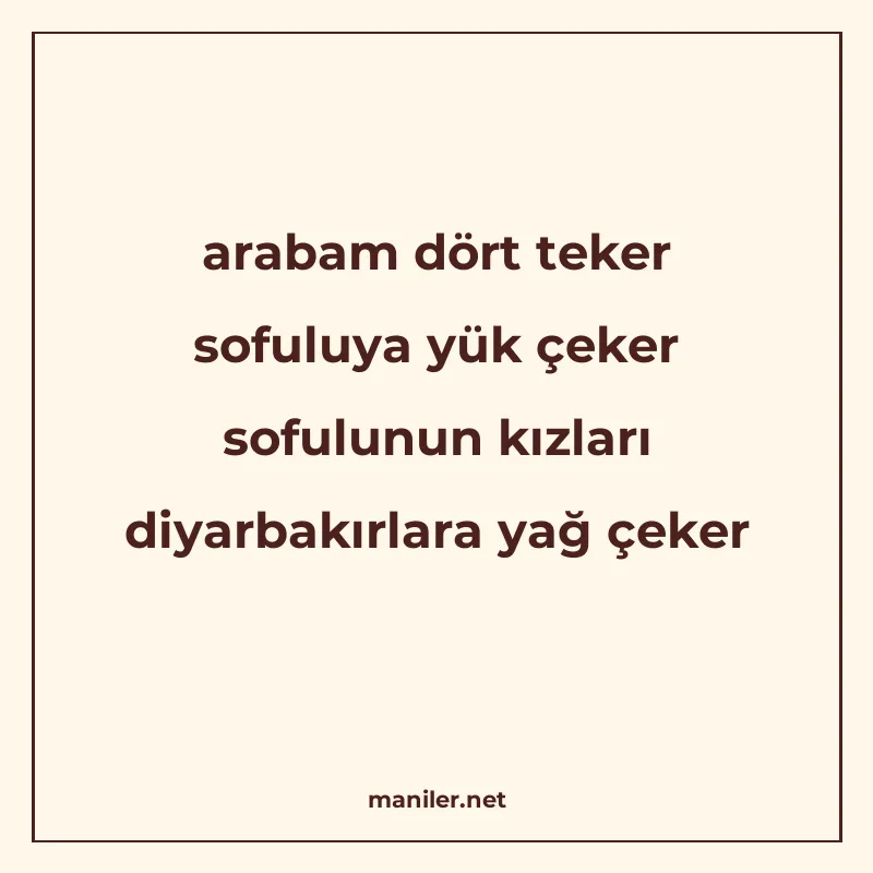 arabam dört teker sofuluya yük çeker sofulunun kızları diyar manisi görseli