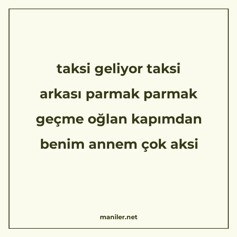 taksi geliyor taksi arkası parmak parmak geçme oğlan kapımda manisi görseli