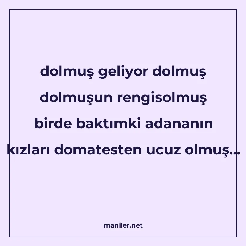 dolmuş geliyor dolmuş dolmuşun rengisolmuş birde baktımki ad manisi görseli