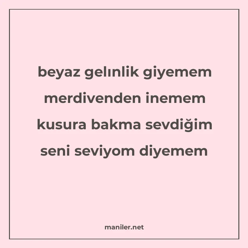 beyaz gelınlik giyemem merdivenden inemem kusura bakma sevdi manisi görseli