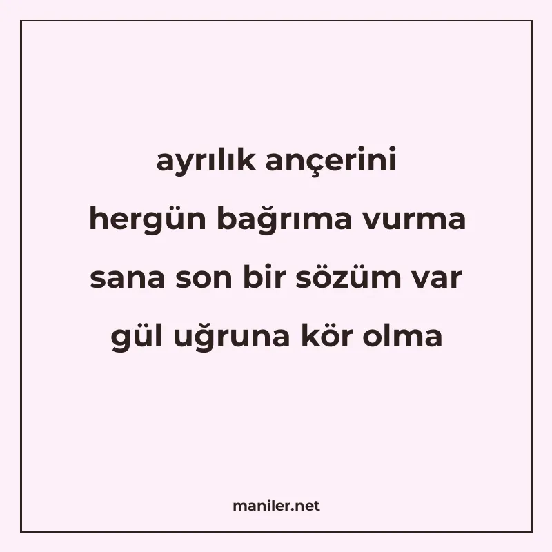 ayrılık ançerini hergün bağrıma vurma sana son bir sözüm var manisi görseli