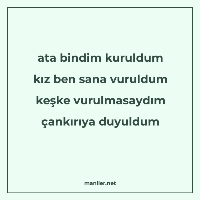 ata bindim kuruldum kız ben sana vuruldum keşke vurulmasaydı manisi görseli