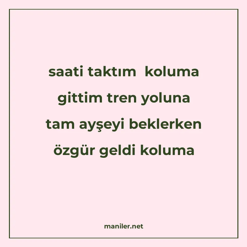 saati taktım koluma gittim tren yoluna tam ayşeyi beklerken manisi görseli