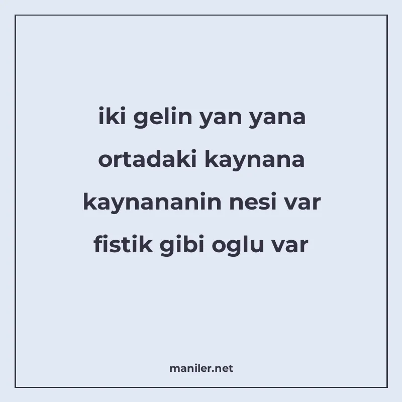 iki gelin yan yana ortadaki kaynana kaynananin nesi var fist manisi görseli