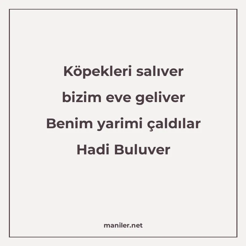 Köpekleri salıver bizim eve geliver Benim yarimi çaldılar Ha manisi görseli